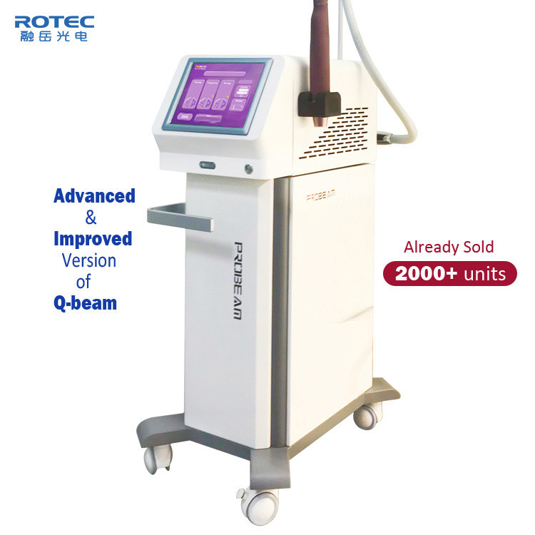 Tattoo Removal Q Switched ND YAG Laser Machine 532nm/1064nm Wavelenth Four Treantment Tips